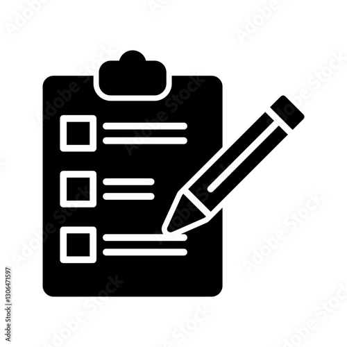 Writing Pad Vector Icon