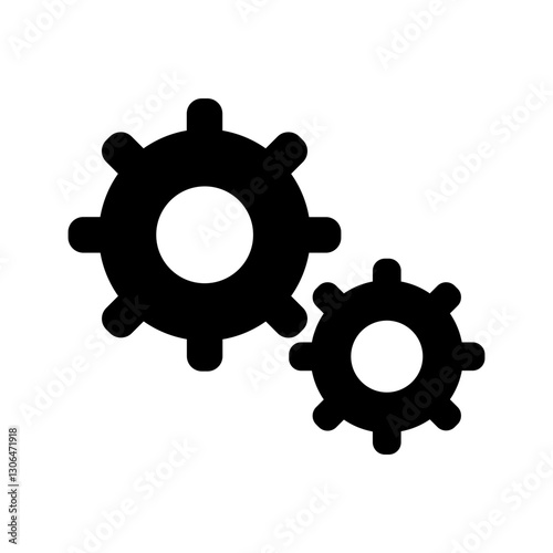 Gears Vector Icon