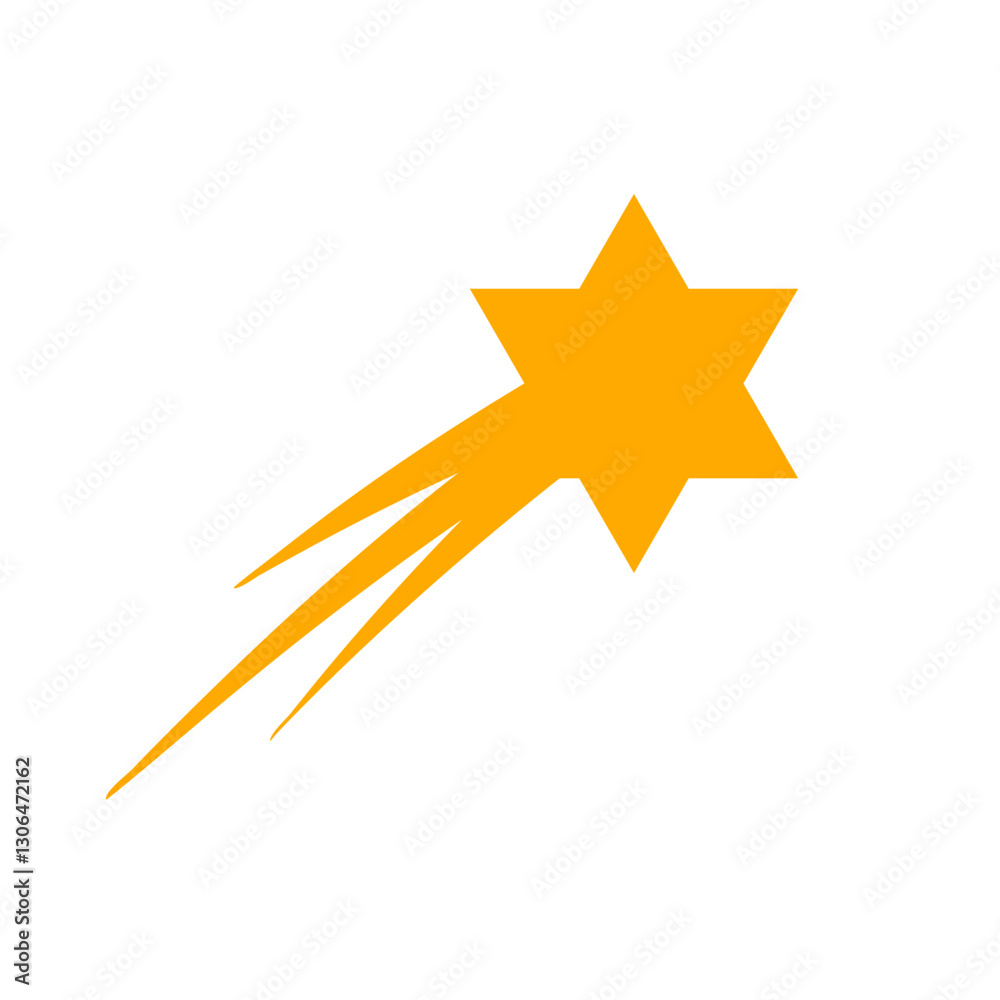 Obraz premium Falling Star icons space element 