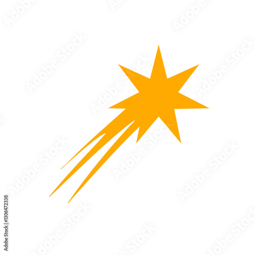 Falling Star icons space element
