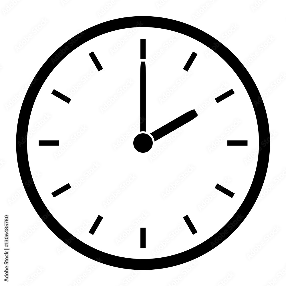 Uhr mit Uhrzeit Zeit zeigt 14 Uhr oder 2 Uhr Uhr mit Uhrzeit Zeit zeigt 14 Uhr oder 2 Uhr