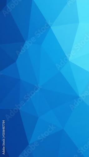 Minimalistic blue and white polygonal pattern for business presentations, corporate, contemporary