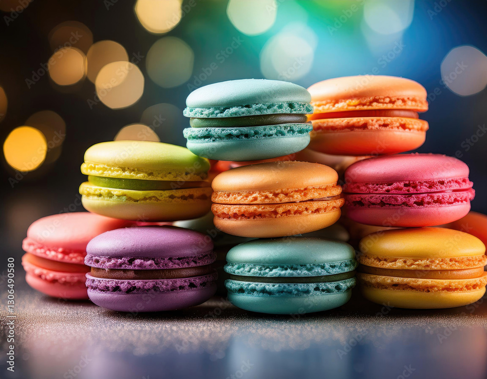 Rainbow Macarons Rainbow Macarons