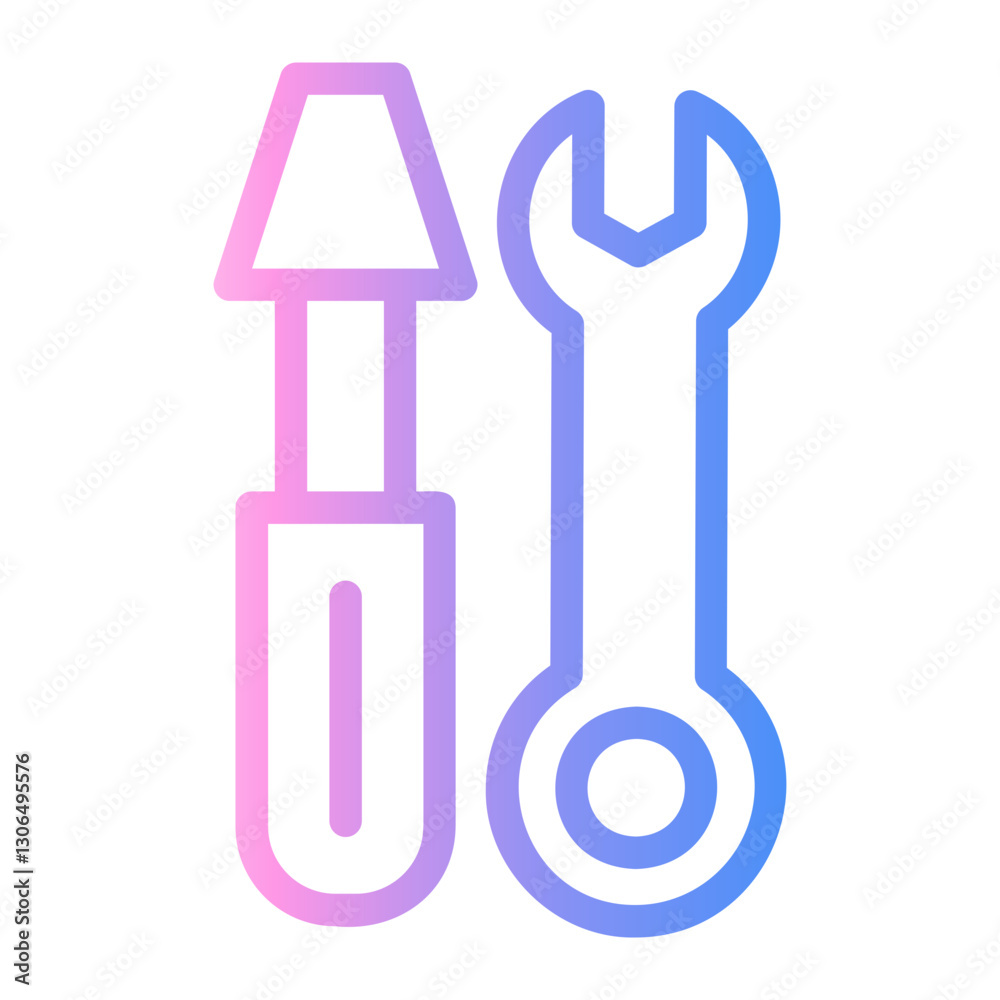 support Line Gradient Icon support Line Gradient Icon
