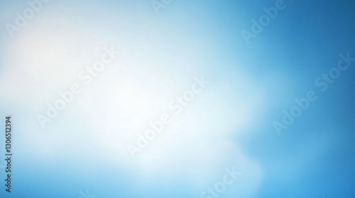 Soothing Blue Gradient Background Symbolizing Clarity Through Subtle Color Transition