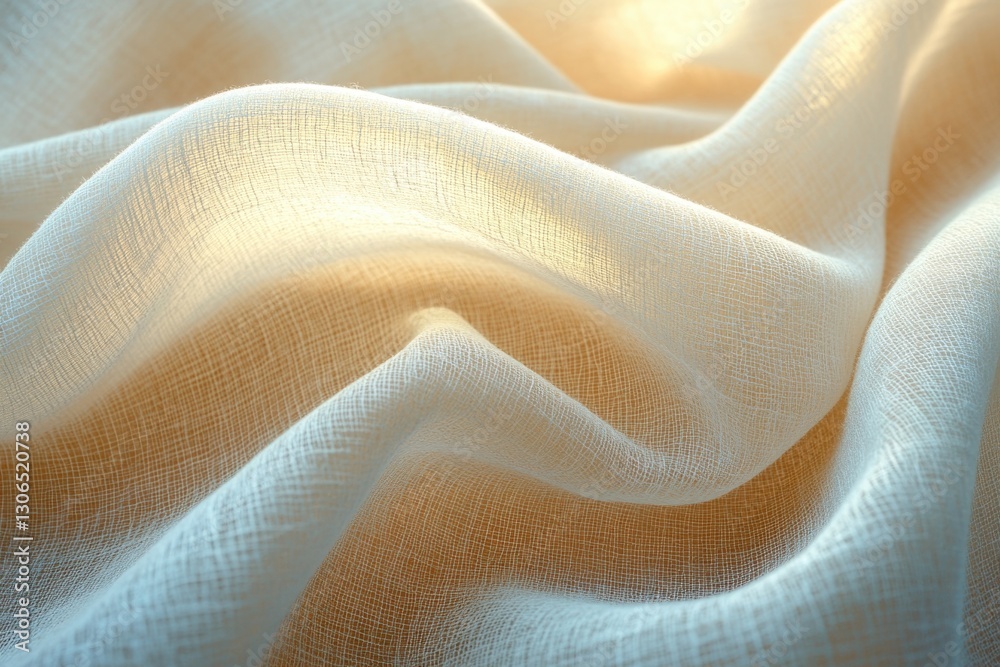 A close-up shot of a white fabric texture A close-up shot of a white fabric texture