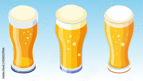 Beer Glasses Set