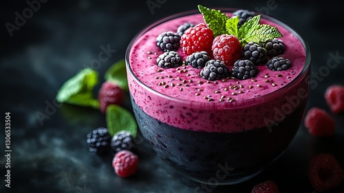 Refreshing detox-friendly plant-based smoothie kit modern kitchen food photography clean aesthetic top view healthy living