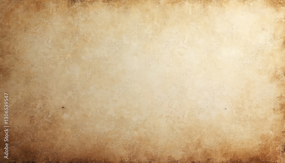 Grunge wall texture with grainy, faded appearance. Old, worn wall with specks of dust, sense of nostalgia, history. Textured vintage background with abstract design. Blank retro material, stained