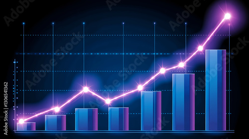 Data visualization trends business sector infographic digital environment analytical viewpoint growth insights