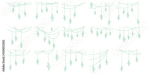 Ketupat Hanging Line Decoration