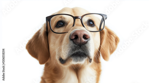  Dog with glasses