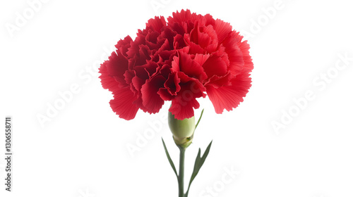 Carnation flower isolated on a white background