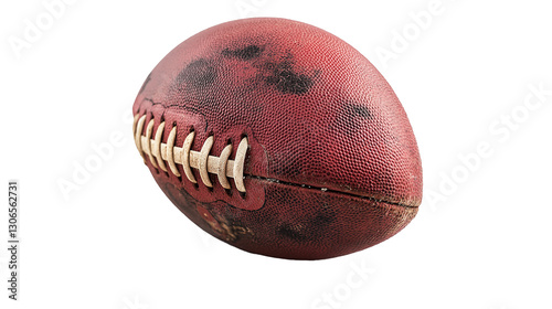 American Football isolated on a white background