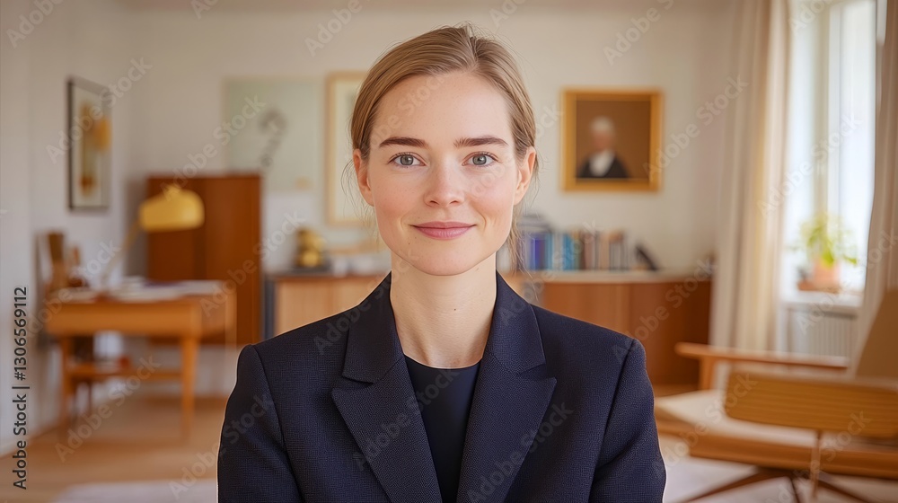 Confident Young Professional Woman in Modern Office, Natural Light, Businesswoman, Suit Jacket, Confident Young Professional Woman in Modern Office, Natural Light, Businesswoman, Suit Jacket,