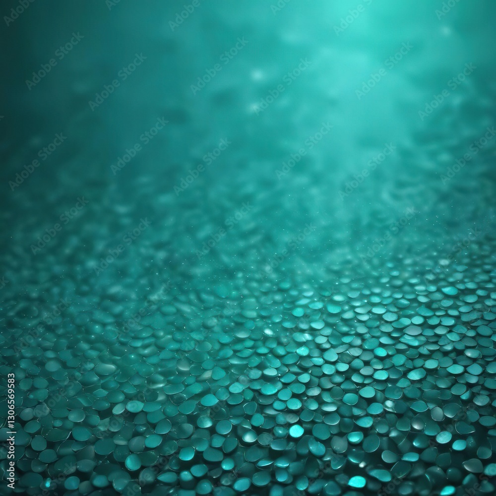 Obraz premium Glittering aqua turquoise and teal green gradient background with a subtle fish scale pattern, glitter, turquoise, iridescent, gradient