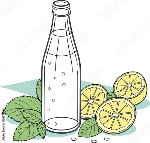 bottle of lemonade