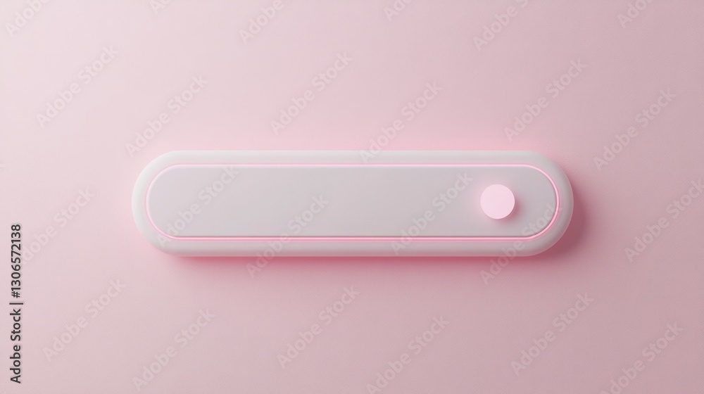 Set of four stylish oblong pink buttons / pink buttons Set of four stylish oblong pink buttons / pink buttons