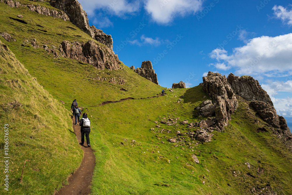 Fototapeta premium The Quiraing, isola di Skye, Scozia