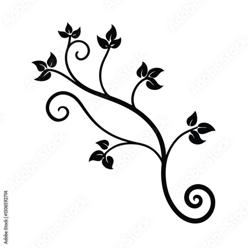 floral design element vector illustrator