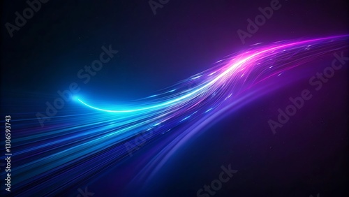 Deep Purple to Electric Blue Gradient