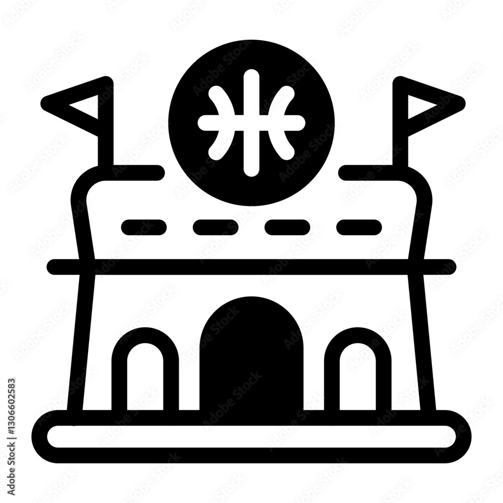 This Stadium icon is suitable for Basketball, Sport Event, etc This Stadium icon is suitable for Basketball, Sport Event, etc