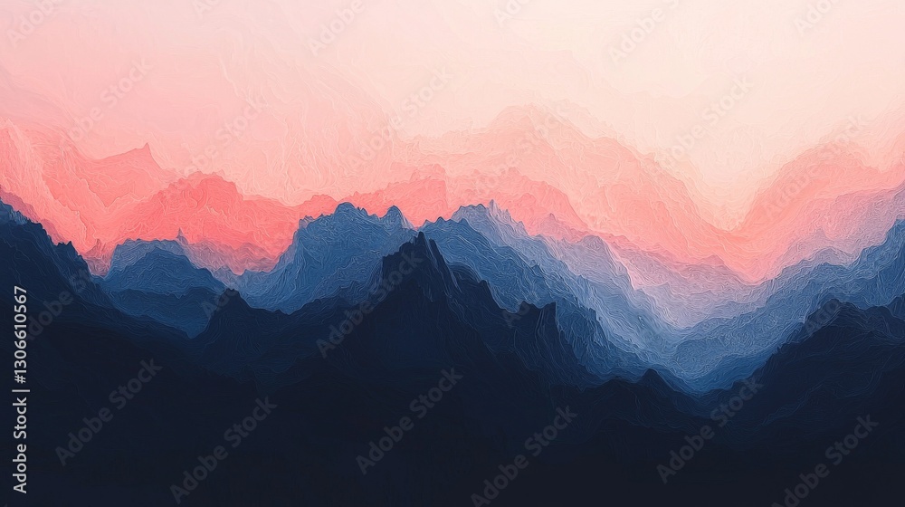 Fototapeta premium A 3D render featuring an abstract, vibrant background illuminated by radiant neon lights and adorned with a glowing, curvy line, perfect for a simple wallpaper