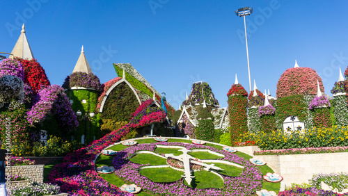 Photography Miracle Garden in Dubai, United Arab Emirates