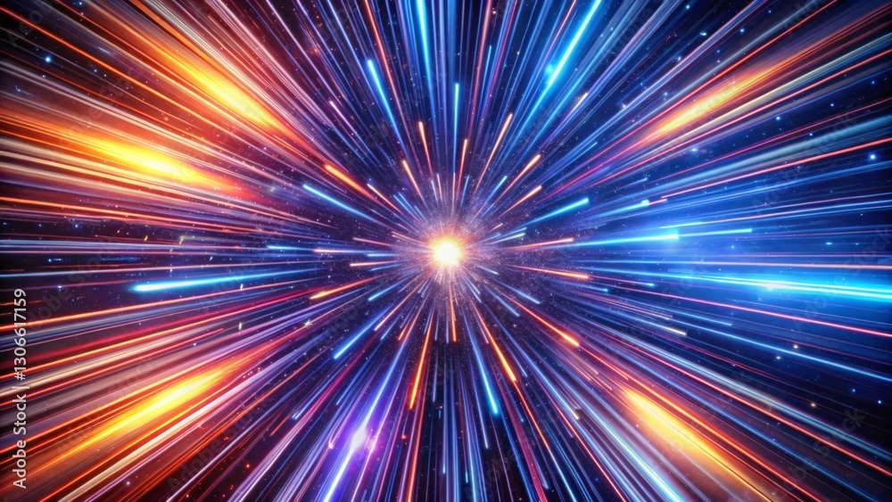 Abstract Light Speed Burst Abstract Light Speed Burst