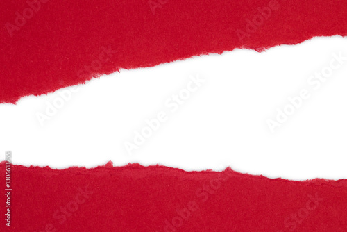Color Paper with torn edge and space