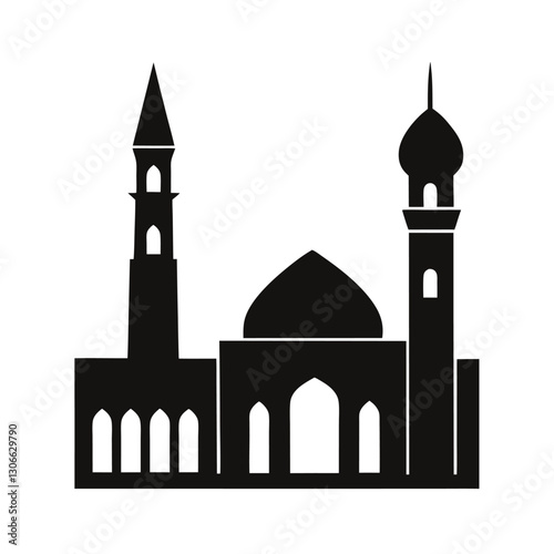 taj mahal vector illustration