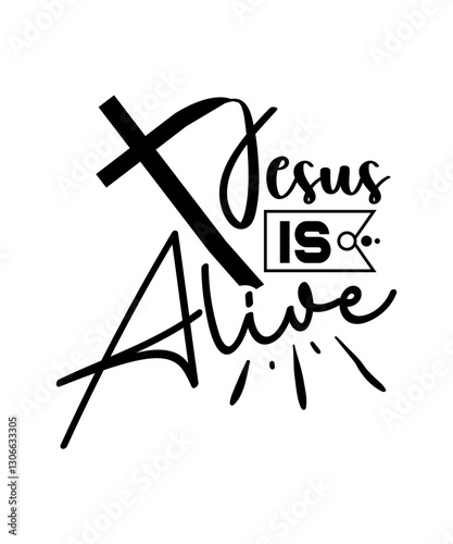 jesus is alive svg