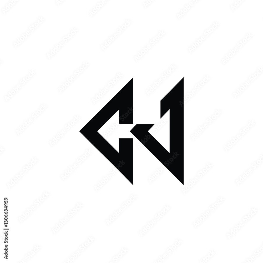 CJ monogram logo design letter text name symbol monochrome logotype alphabet character simple logo CJ monogram logo design letter text name symbol monochrome logotype alphabet character simple logo