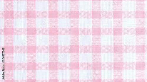 Gingham Checkered Textile Design, classic country-style checks, inviting fabric texture, minimalist backdrop, spacious and clean aesthetic perfect for various applications