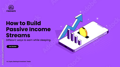 How to Build Passive Income Streams – Wealth Creation Illustrated with Money Flow, Investment Ideas, and Financial Freedom Concepts | Business and Finance Vector Design