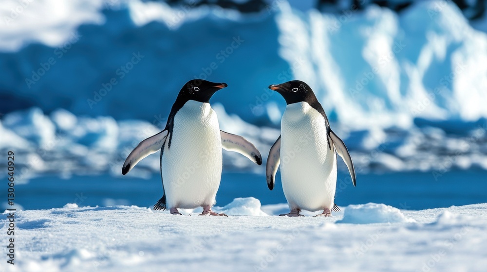 Naklejka premium A world of isolation and discovery,