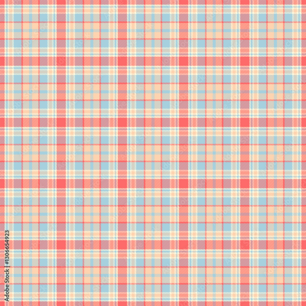 Net pattern texture plaid, performance fabric background textile. Manufacturing check seamless vector tartan in light and orange colors. Net pattern texture plaid, performance fabric background textile. Manufacturing check seamless vector tartan in light and orange colors.