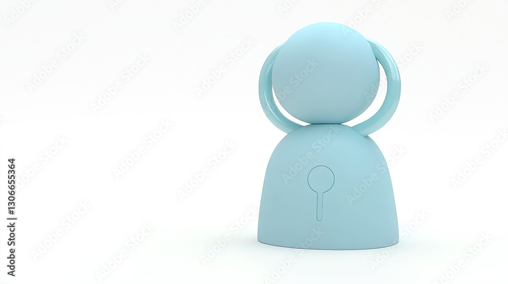 Creative blue character model showcase digital art studio 3d render minimalistic design front view modern aesthetics Creative blue character model showcase digital art studio 3d render minimalistic design front view modern aesthetics