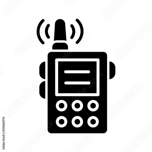 Emergency Radio Vector Icon