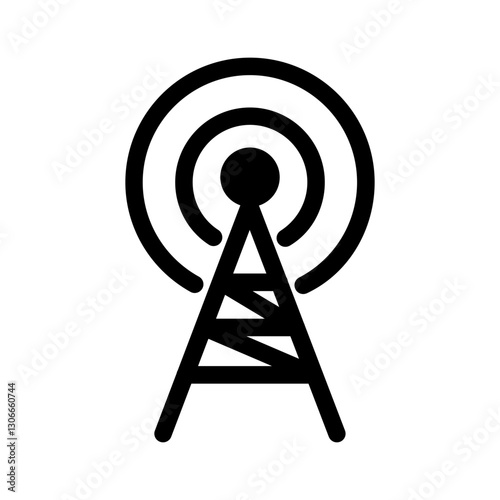 Radio Station Vector Icon