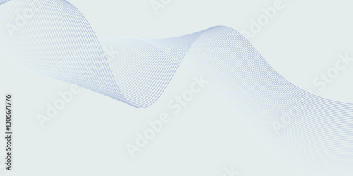 Minimalist wall art with dynamic lines in shades of light blue and bluish gray. very nice. modern