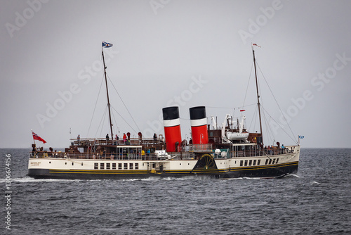 Paddle steamer on the Clyde Glasgow