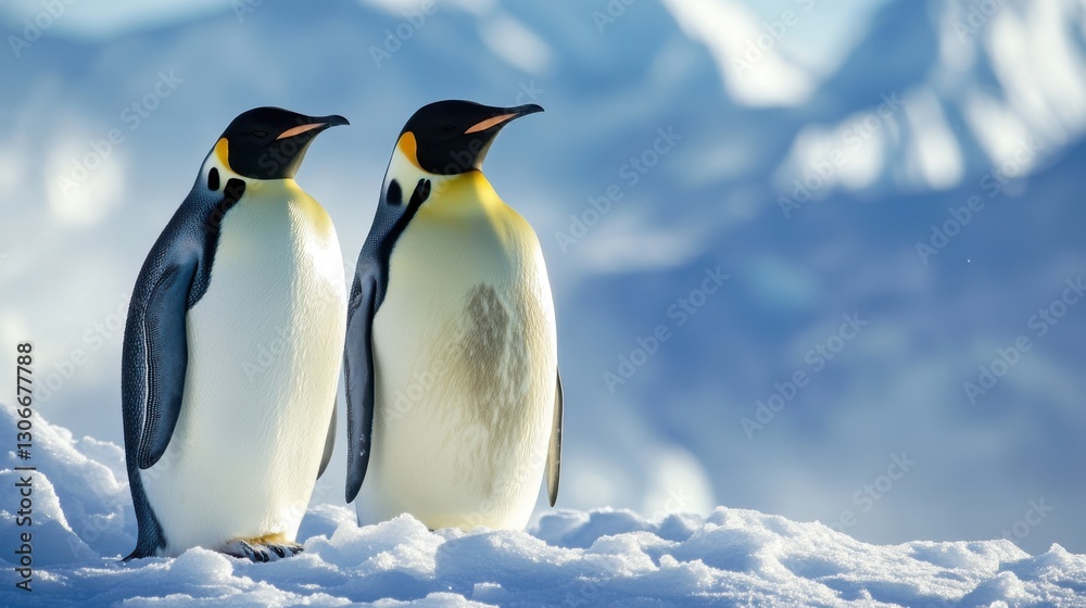 Fototapeta premium Explore the icy vastness of Antarctica, where the barren