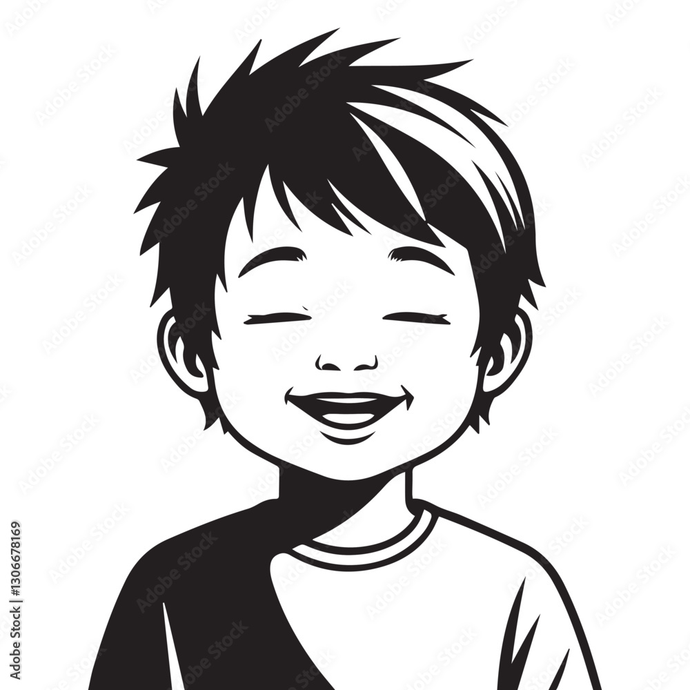 Happiness silhouette vector Happiness silhouette vector