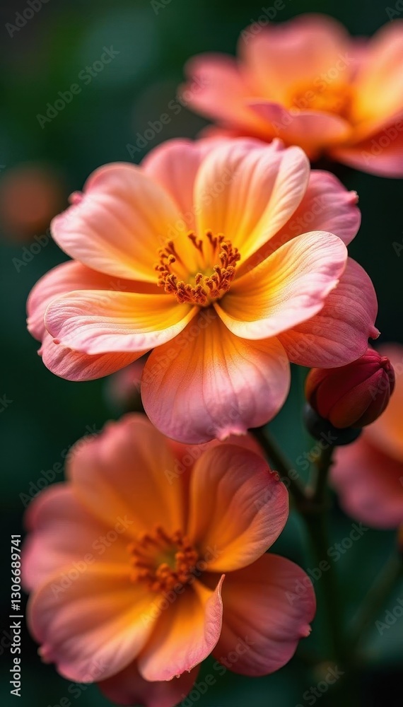 Close-up of richly textured blooms, pollen visible , beauty, summer, intricate Close-up of richly textured blooms, pollen visible , beauty, summer, intricate