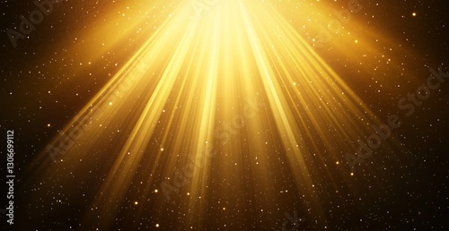Golden Glitter Background With Sparkles And Shine. Festive Luxury Christmas, New Year Background