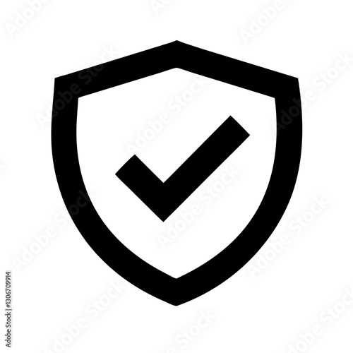 Shield with Checkmark Icon