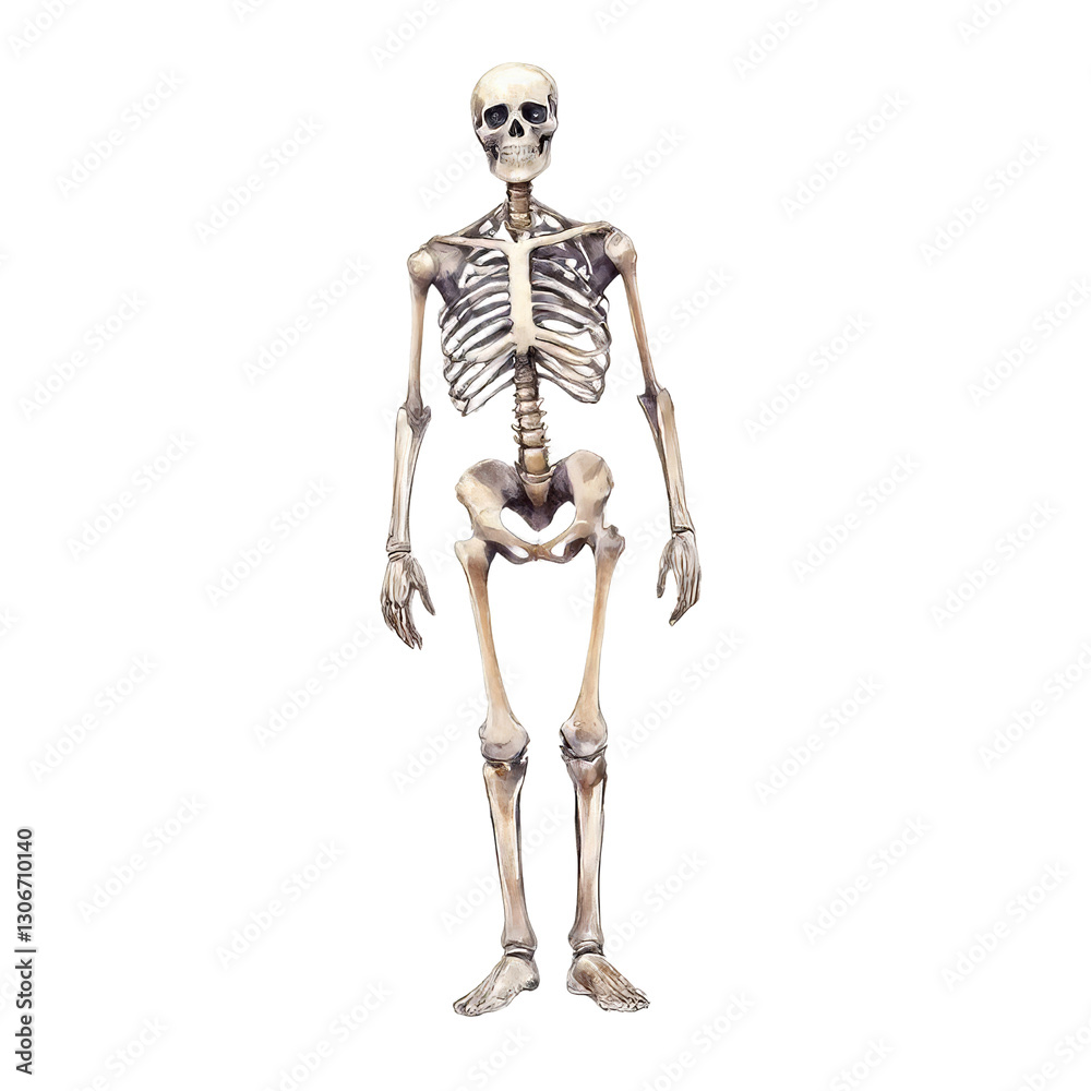 Human Skeleton Displaying Complete Anatomy Human Skeleton Displaying Complete Anatomy