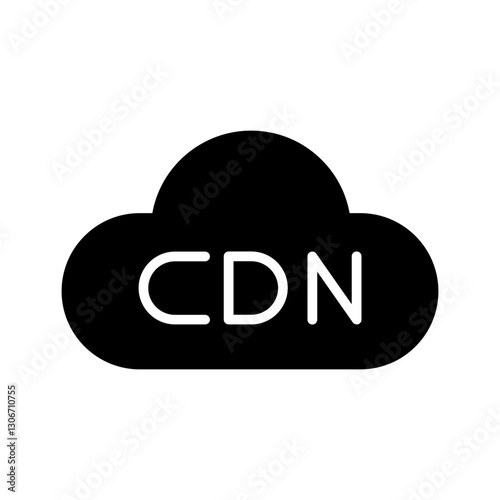 Content Delivery Network Vector Icon