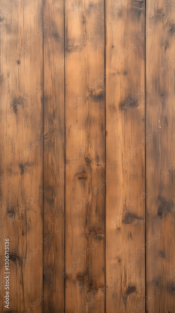 Naklejka premium Dark Brown Rustic Wood Planks Texture Background